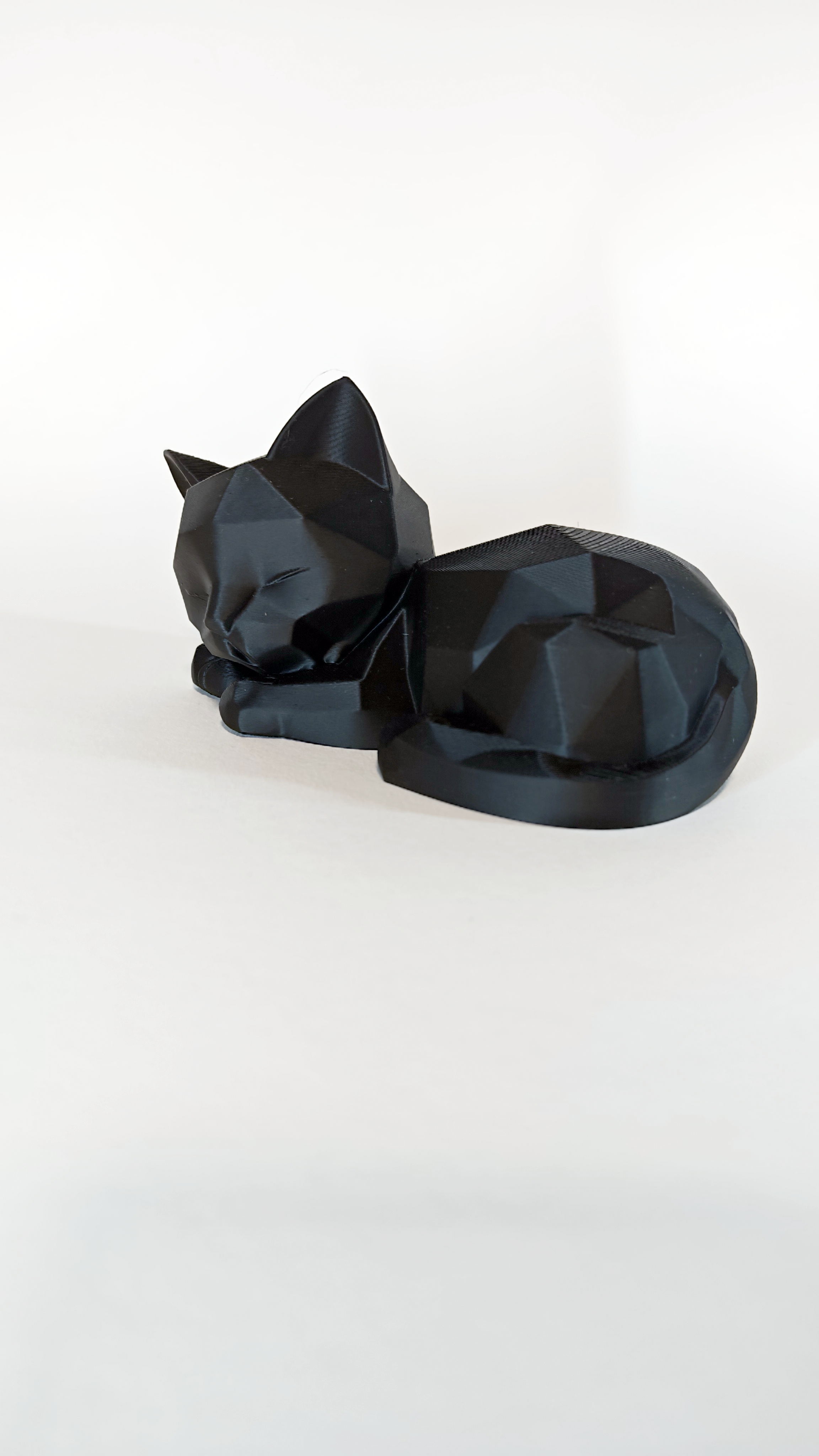 3D nyomtatott cica asztali dísz