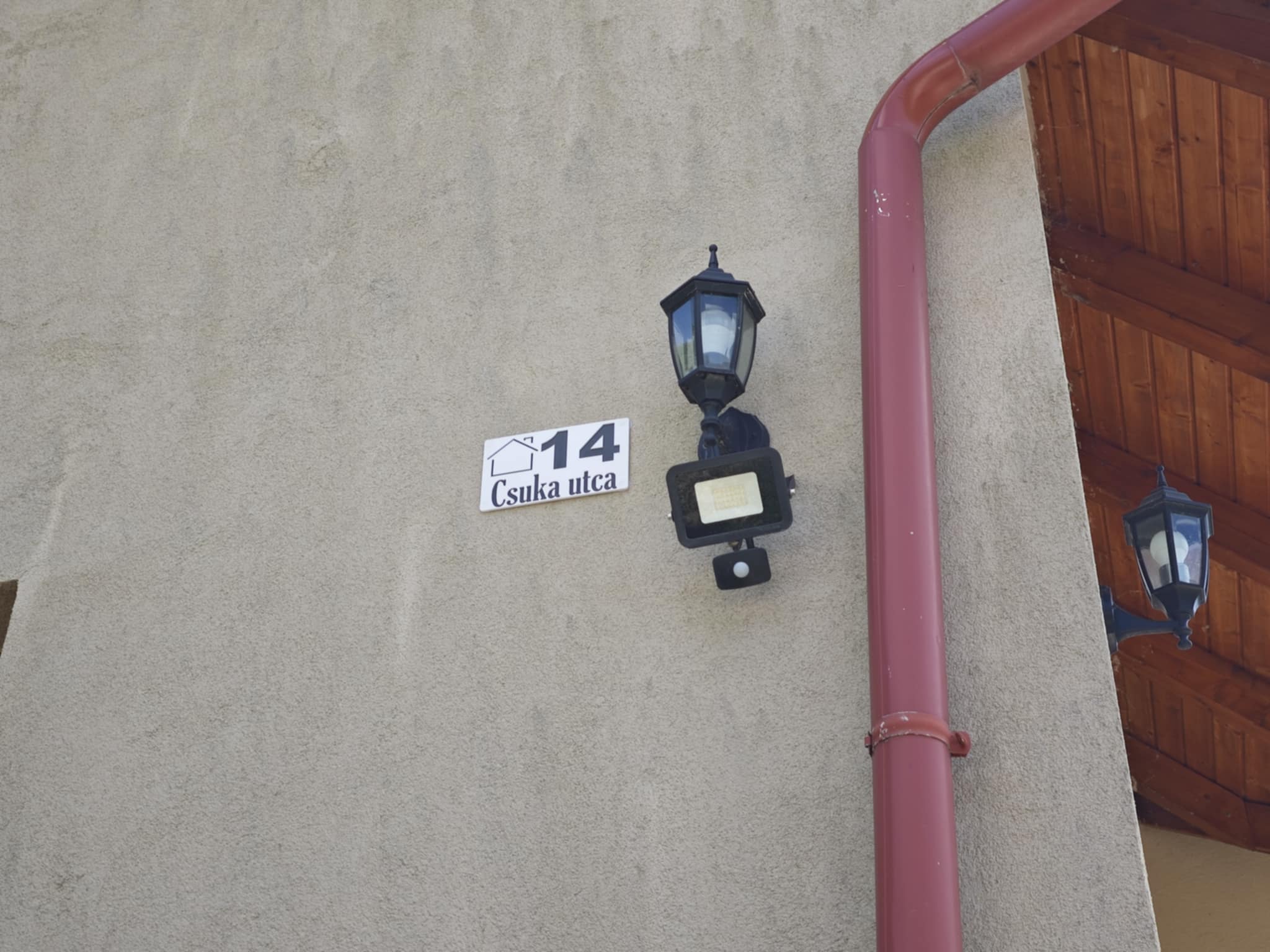 3D nyomtatással készített utcanévtábla