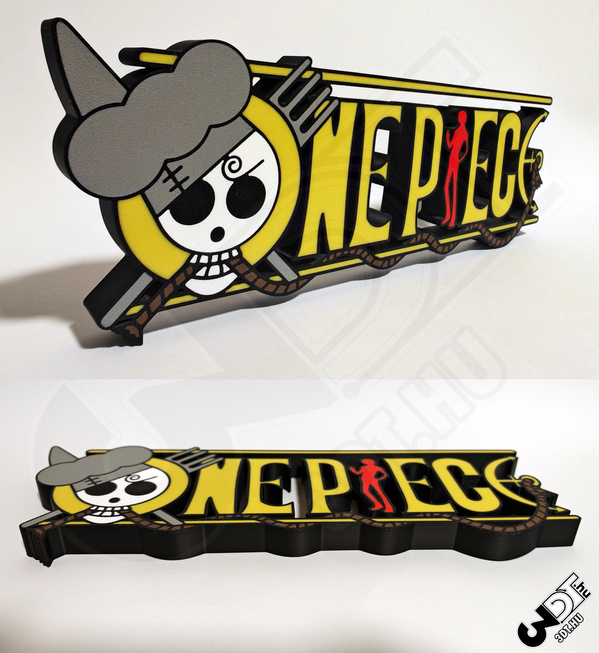 3D nyomtatott One Piece logo